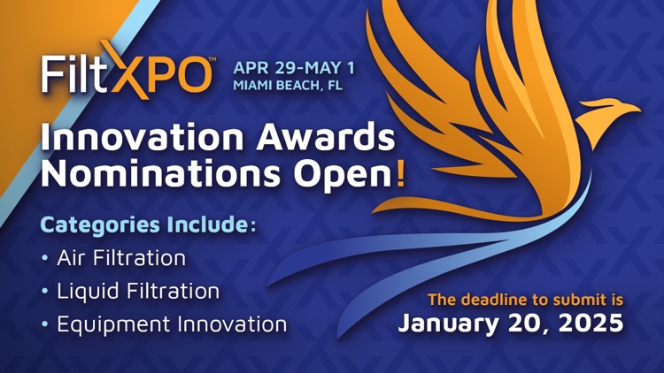 Registration opens for FiltXPO 2025