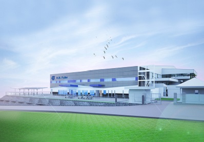 Artist's impression of the new H.B.Fuller site in Indonesia